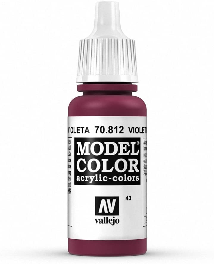 Vallejo 812 Model Color 17 ml Acrylic Paint - Violet Red