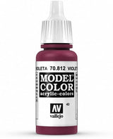 Vallejo 812 Model Color 17 ml Acrylic Paint - Violet Red