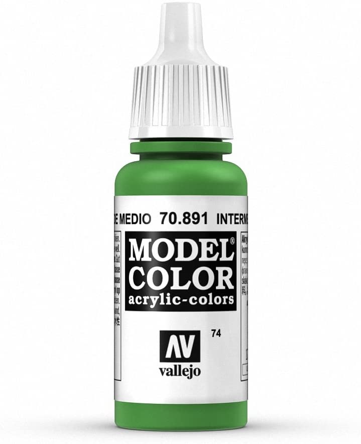 Vallejo 70891 Model Color 074 Intermediate Green 17ml