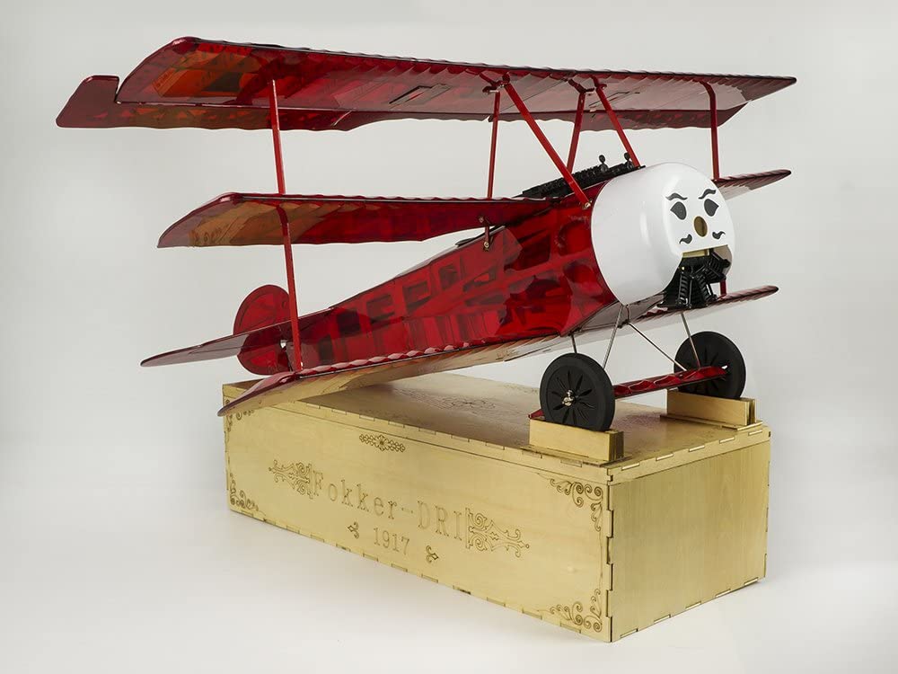 DW Fokker DR1 770mm Pre-Built ARF Incl. Motor / Esc / Prop & 4 x Servos