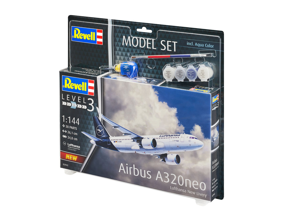 Model Set Airbus A320neo Lufthansa 1:144