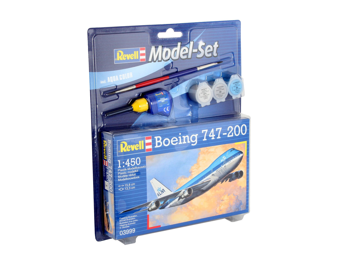 Model Set Boeing 747-200 KLM 1:450
