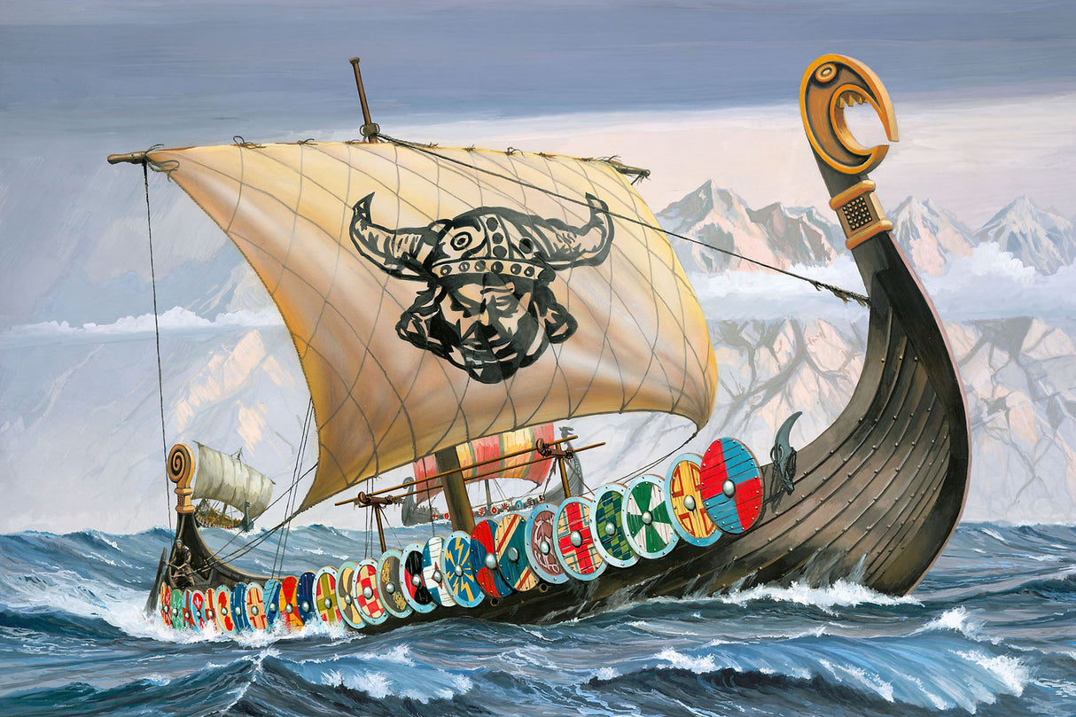 Model Set Viking Ship 1:50