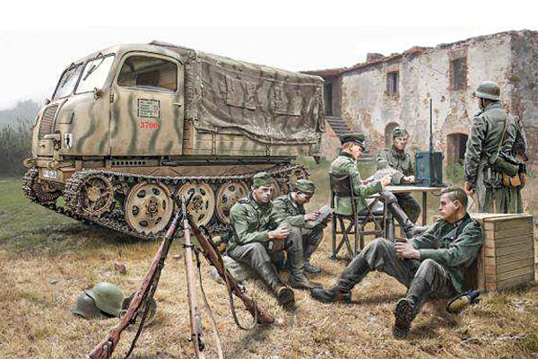 Italeri 1/35 STEYR RSO/01 WITH GERM. SOLDIERS 6549