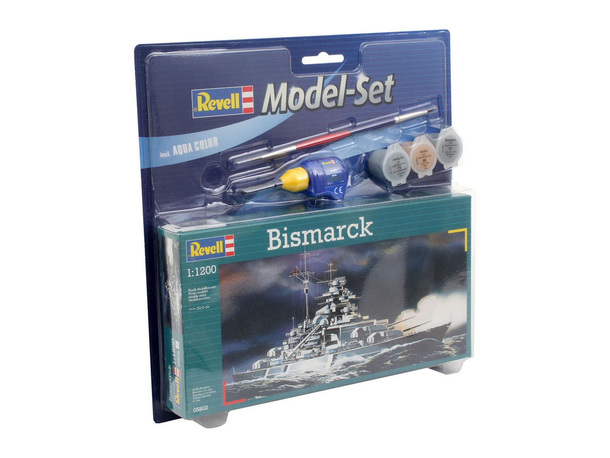 Model Set German Battleship Bismarck 1:1200