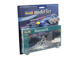 Model Set German Battleship Bismarck 1:1200