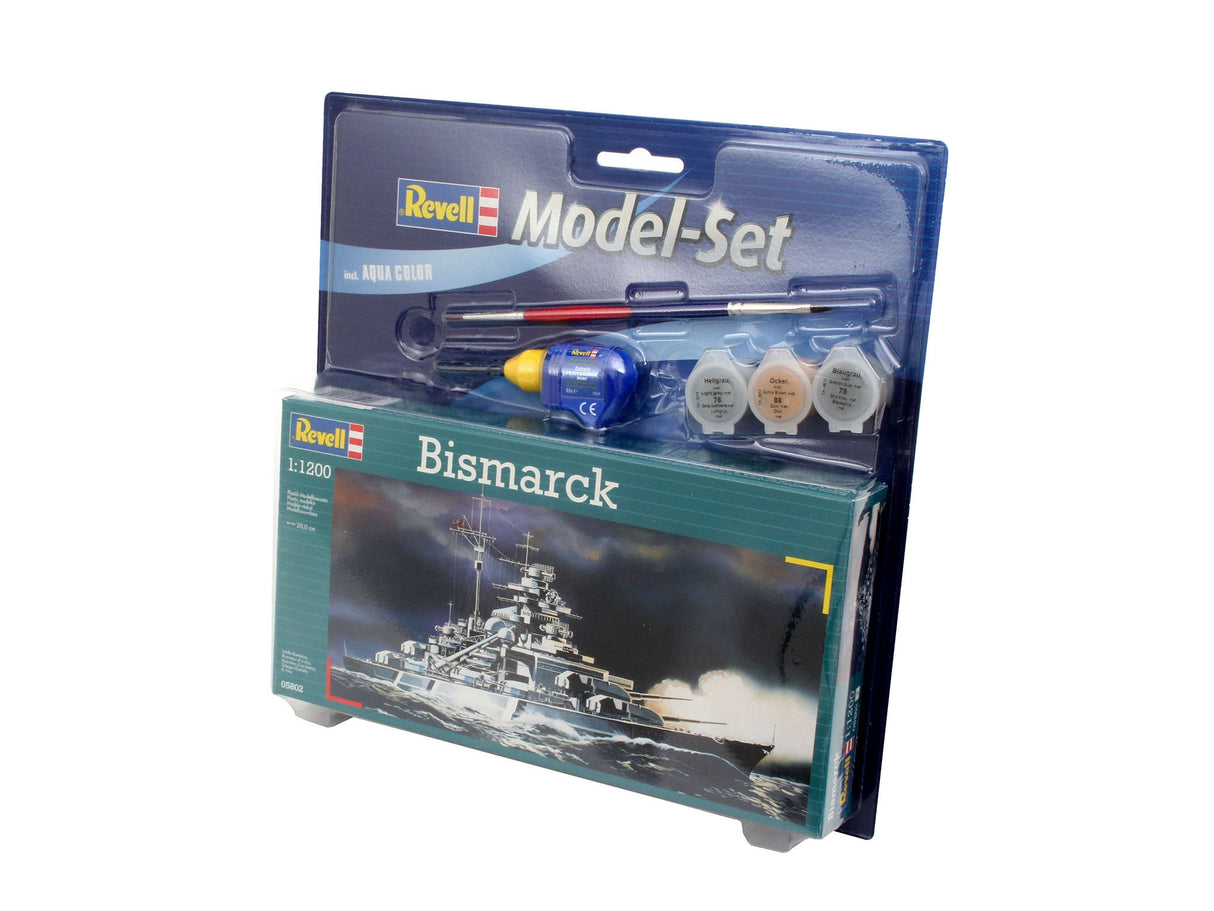 Model Set German Battleship Bismarck 1:1200