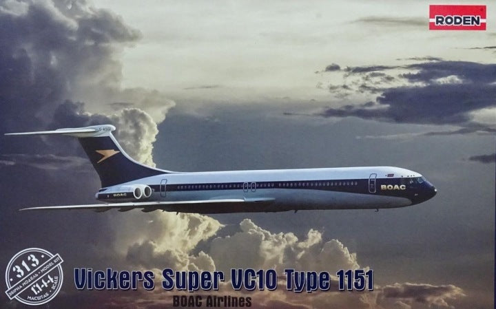 Roden 1/144 Vickers Super VC10 Type 1151 BOAC Livery 313