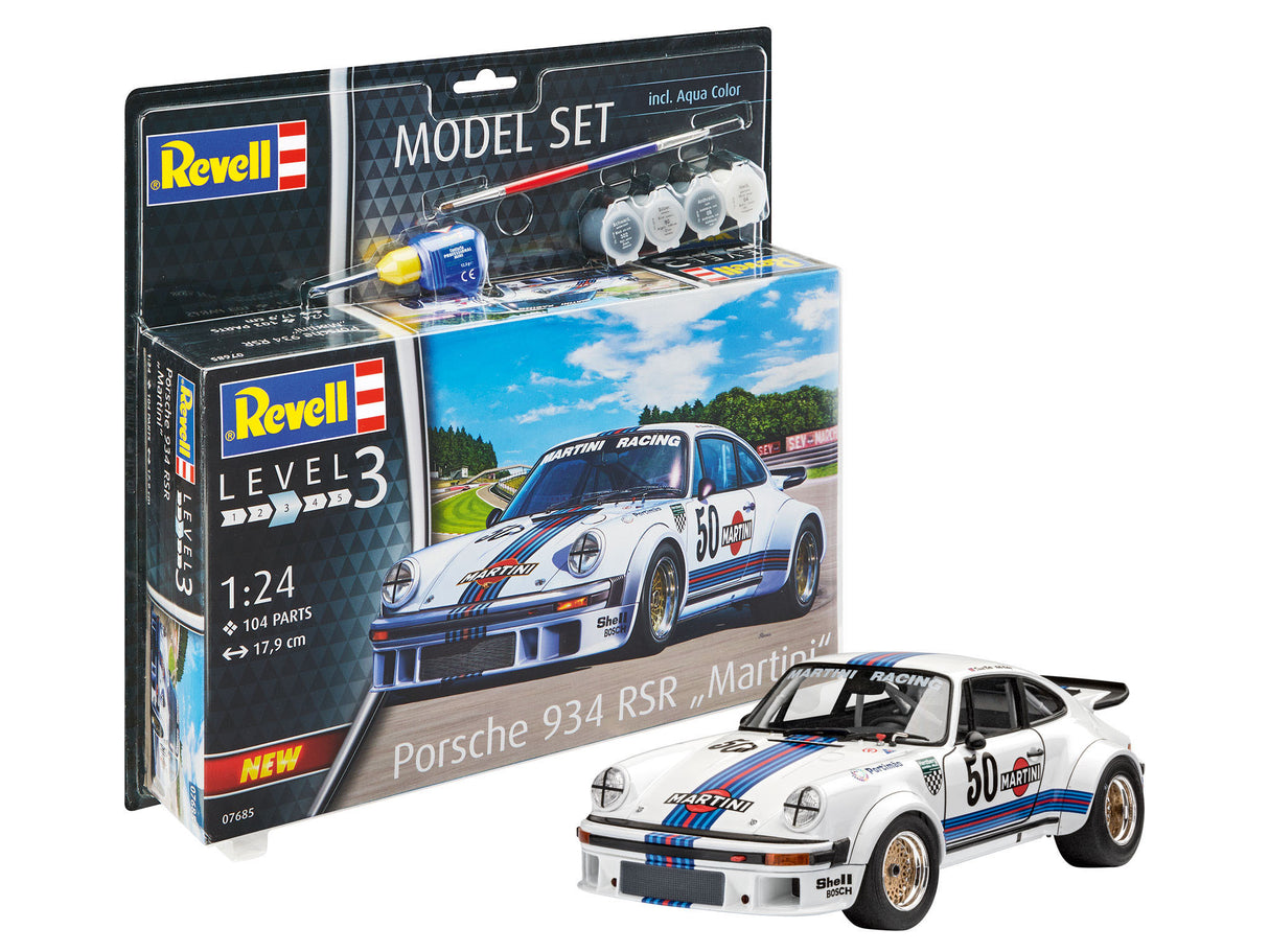 Model Set Porsche 934 RSR Martini Racing 1:24