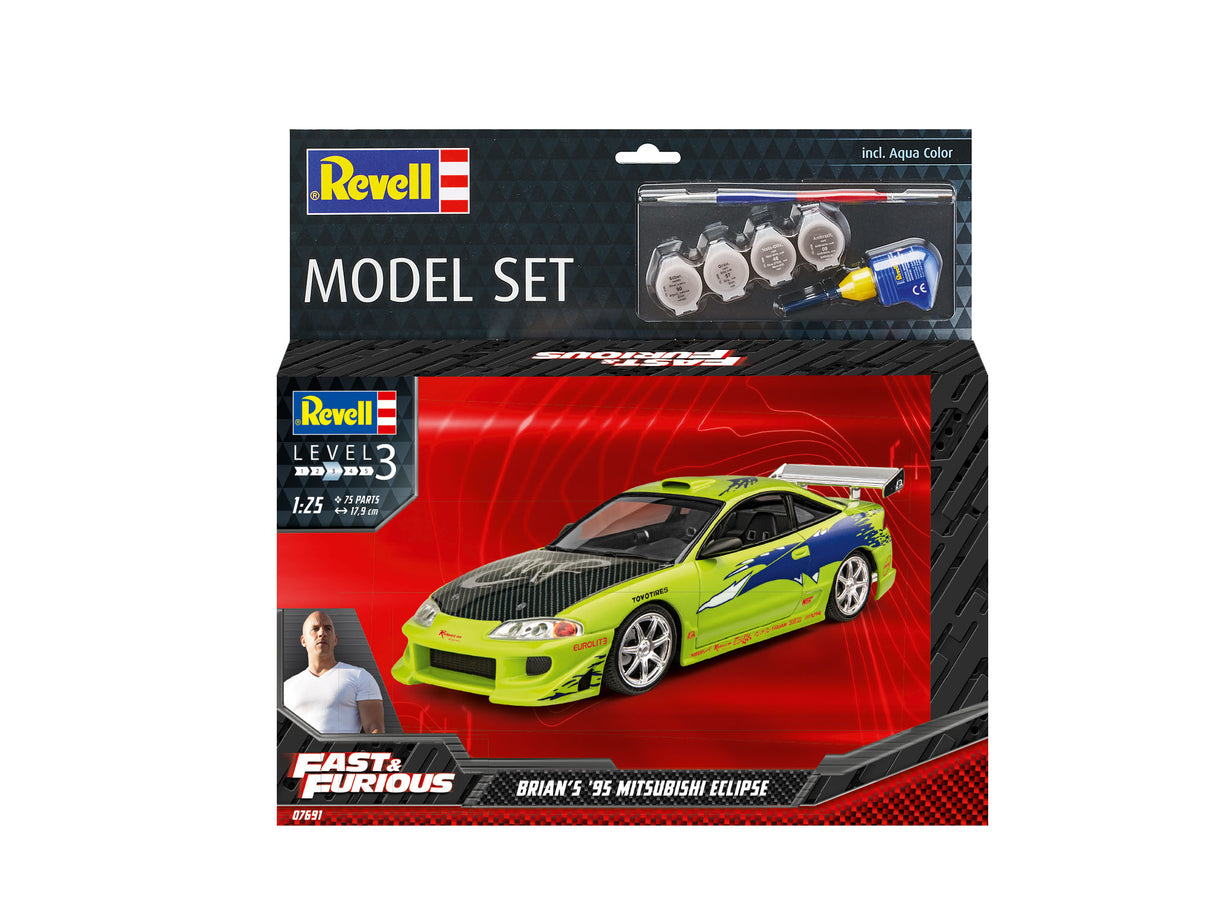 Model Set F&F Brians 1995 Mitsubishi Eclipse  1:25