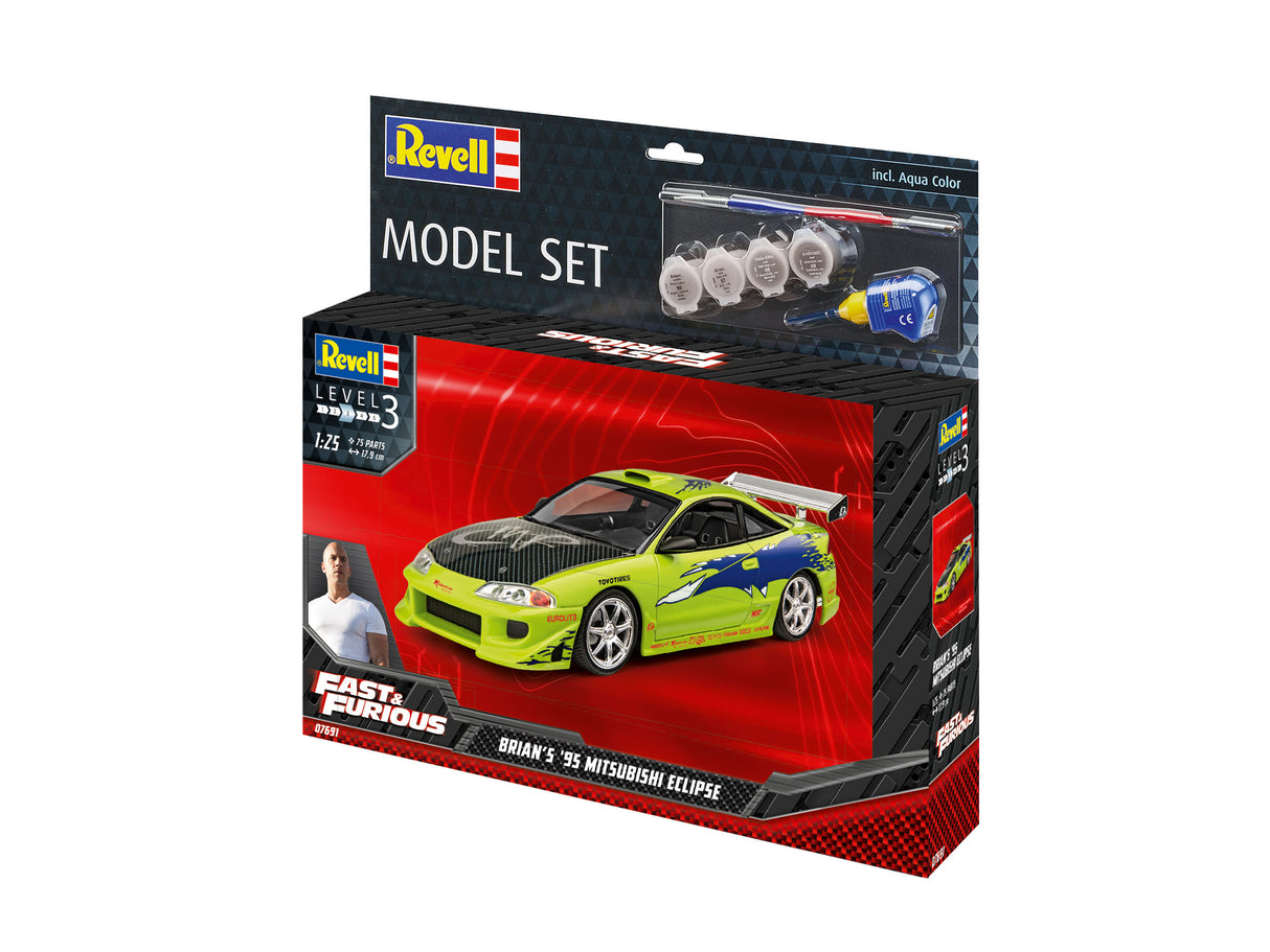 Model Set F&F Brians 1995 Mitsubishi Eclipse  1:25