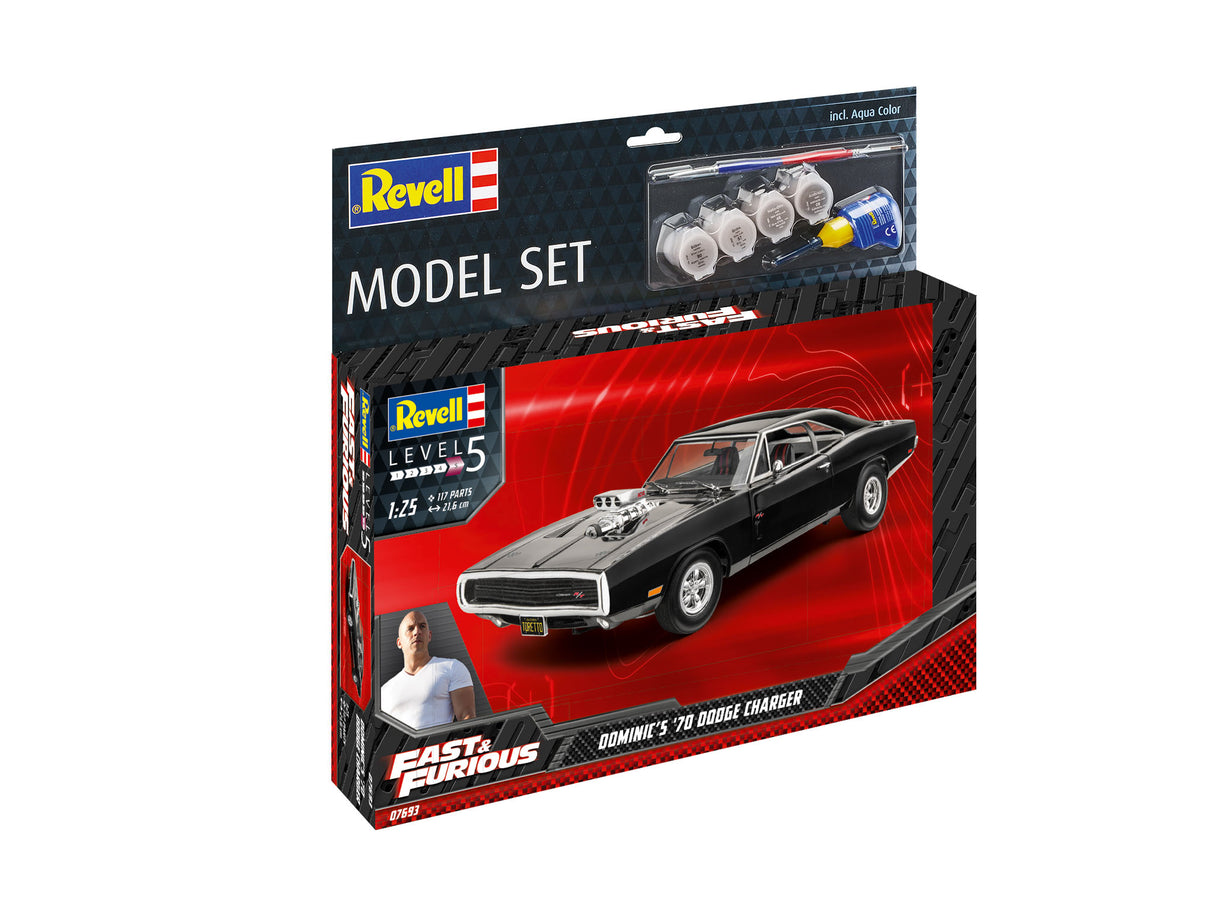 Model Set F&F Dominics 1970 Dodge Charger  1:25