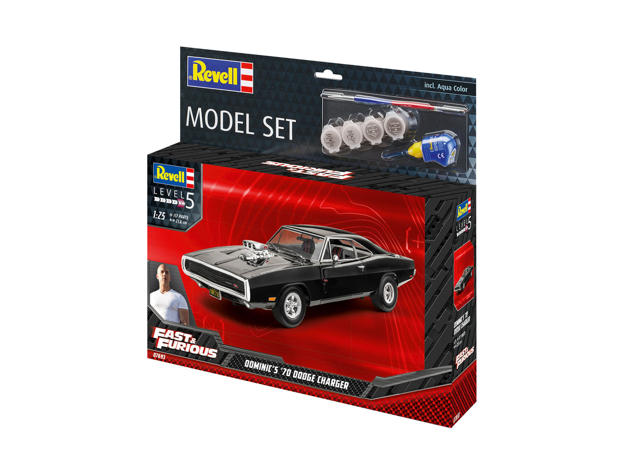 Model Set F&F Dominics 1970 Dodge Charger  1:25