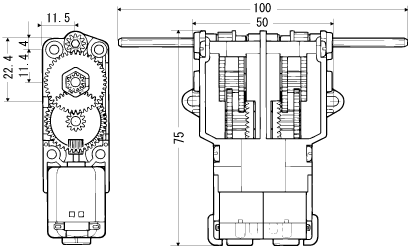 Tamiya Twin Motor Gearbox