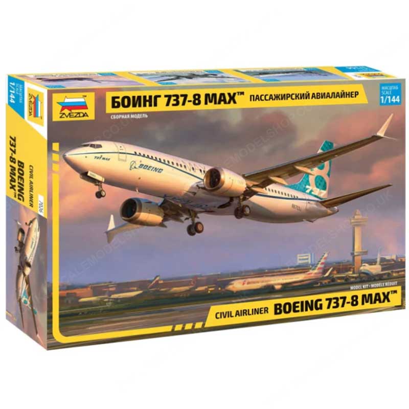 Zvezda 1/144 Boeing 737-8 Max 7026