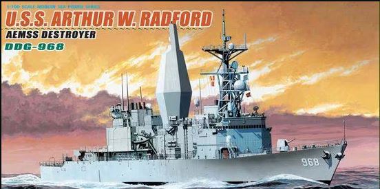 Dragon 1/700 USS Arthur W Radford AEMSS Destroyer DDG-968 7031