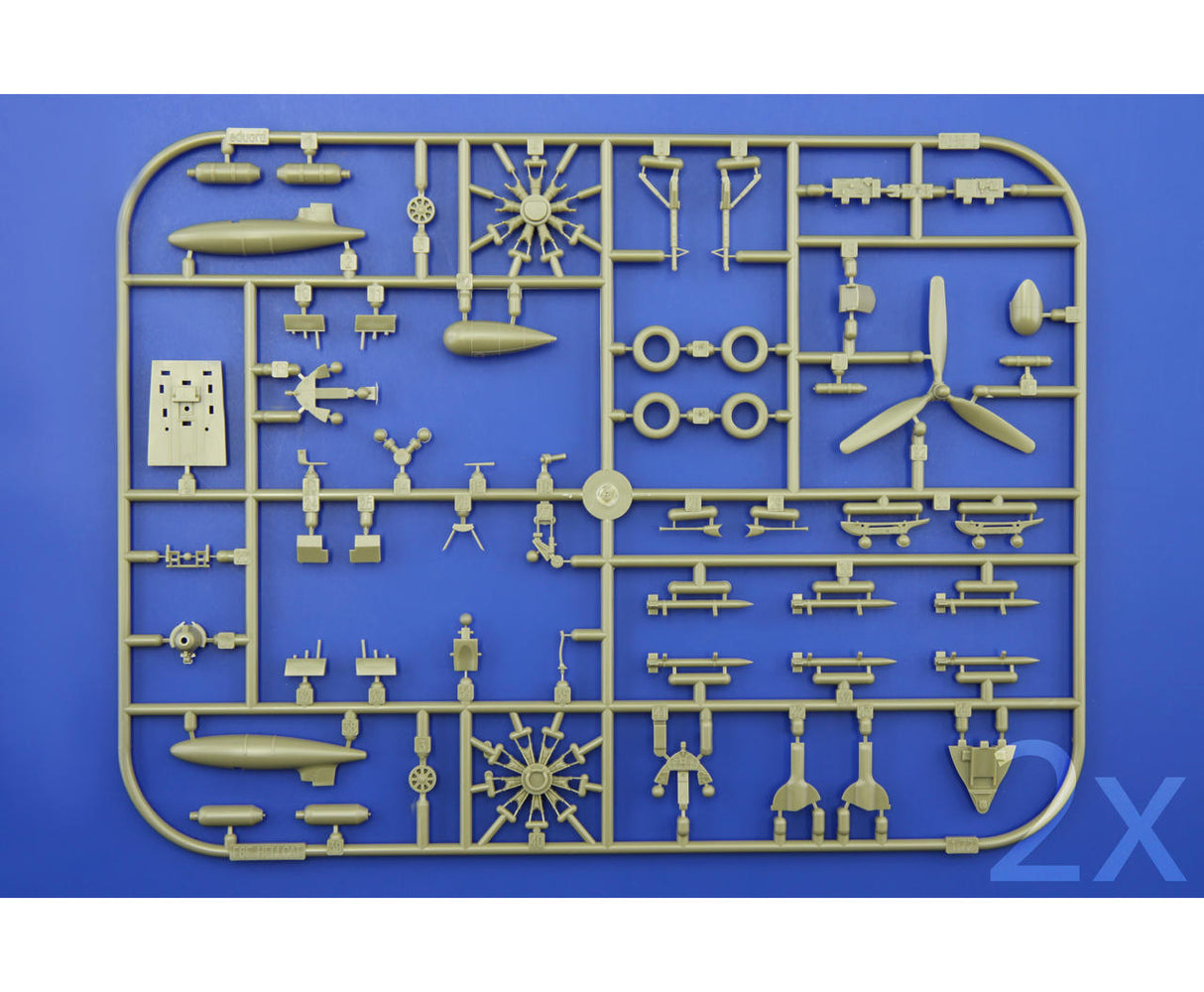 Eduard 1/72 Hellcat Mk. I / Mk. II DUAL COMBO (2 Kits) Profipack Edition 7078