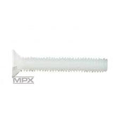 Multiplex M4 x 25mm Plastic Cheesehead Countersunk Screw 10pcs MPX713346