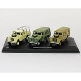 Cararama Land Rover 3 piece Set - 1:72 Scale 713PND