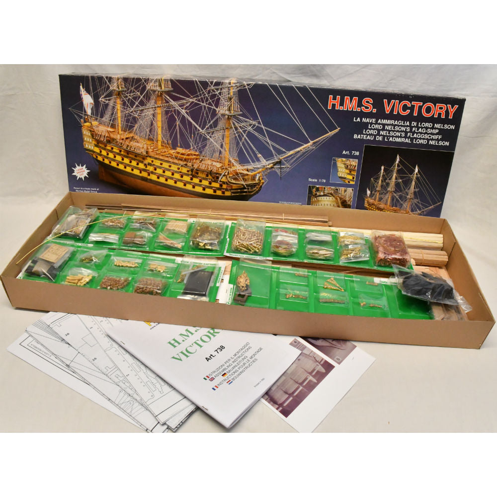 HMS Victory  1:78 scale  copper hull Kit