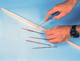 Five Needle Files with colleted easy grip handle