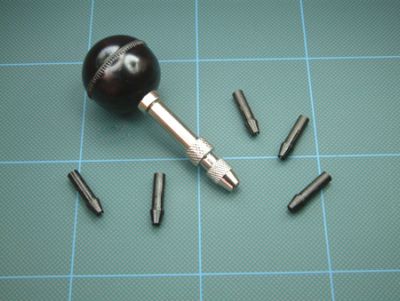 PIN VICE PLASTIC HANDLE