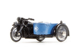 Oxford Diecast 76BSA002 BSA M20/WM20 Motorcycle & sidecar RAC with early front forks (circa 1937-47) 00