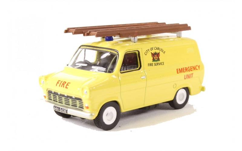 Oxford Diecast 1/76 OO Gauge Ford Transit Mk1 City of Carlisle Fire Service 76FT1004