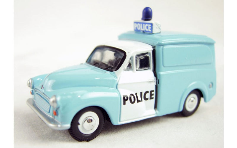 Oxford Diecast 1/76 OO Gauge Morris Minor van Police Panda 76P008