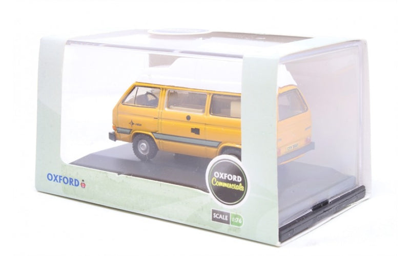 Oxford Diecast 1/76 OO Gauge VW T25 Camper in Bamboo yellow 76T25006