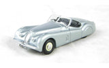 Oxford Diecast 1/76 OO Gauge Jaguar XK120 in silver 76XK120002