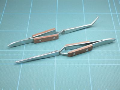 Expo Self Closing Tweezer Straight Handles