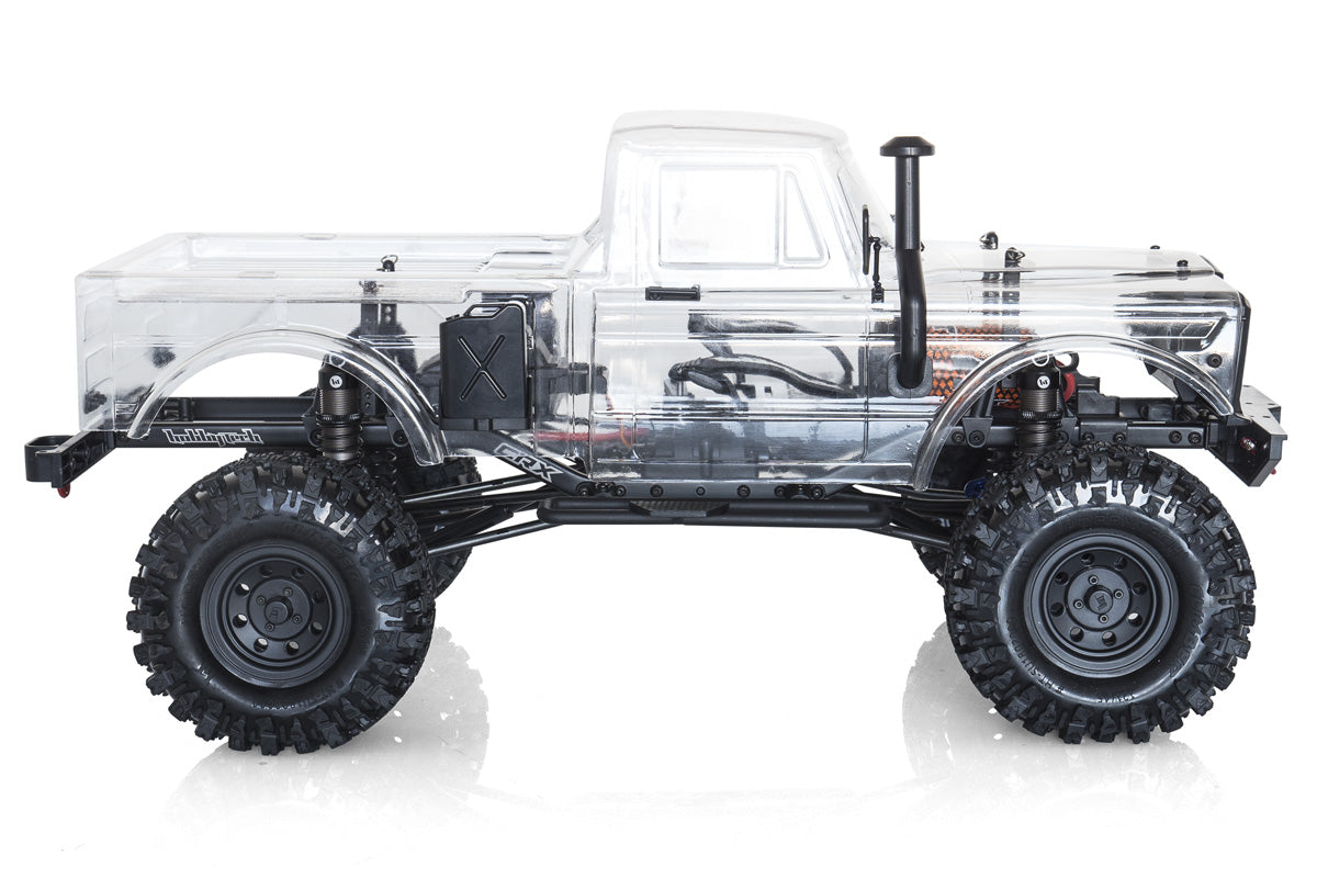 Hobbytech CRX Survival v2 1/10th 4wd self assembly scale crawler truck kit with body and accessories wheels/tyres and 55t motor