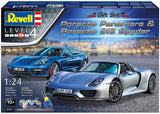 Revell 1:24 Gift Set - Porsche Panamera and 918 Spyder Model Kit Gift Set