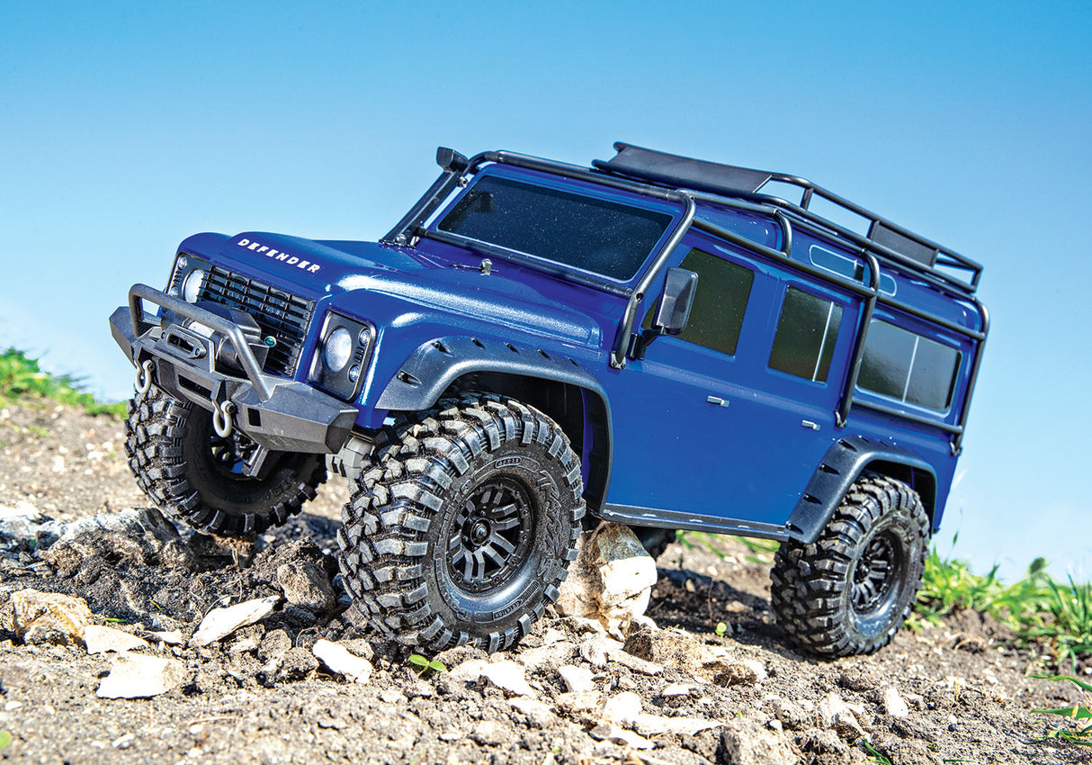 Traxxas TRX-4 Crawler Land Rover Defender 110 (TQi/No Batt/No Chg) - Blue Edition