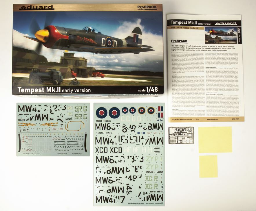 Eduard Profipack 1/48 Hawker Tempest Mk II Early Version 82124