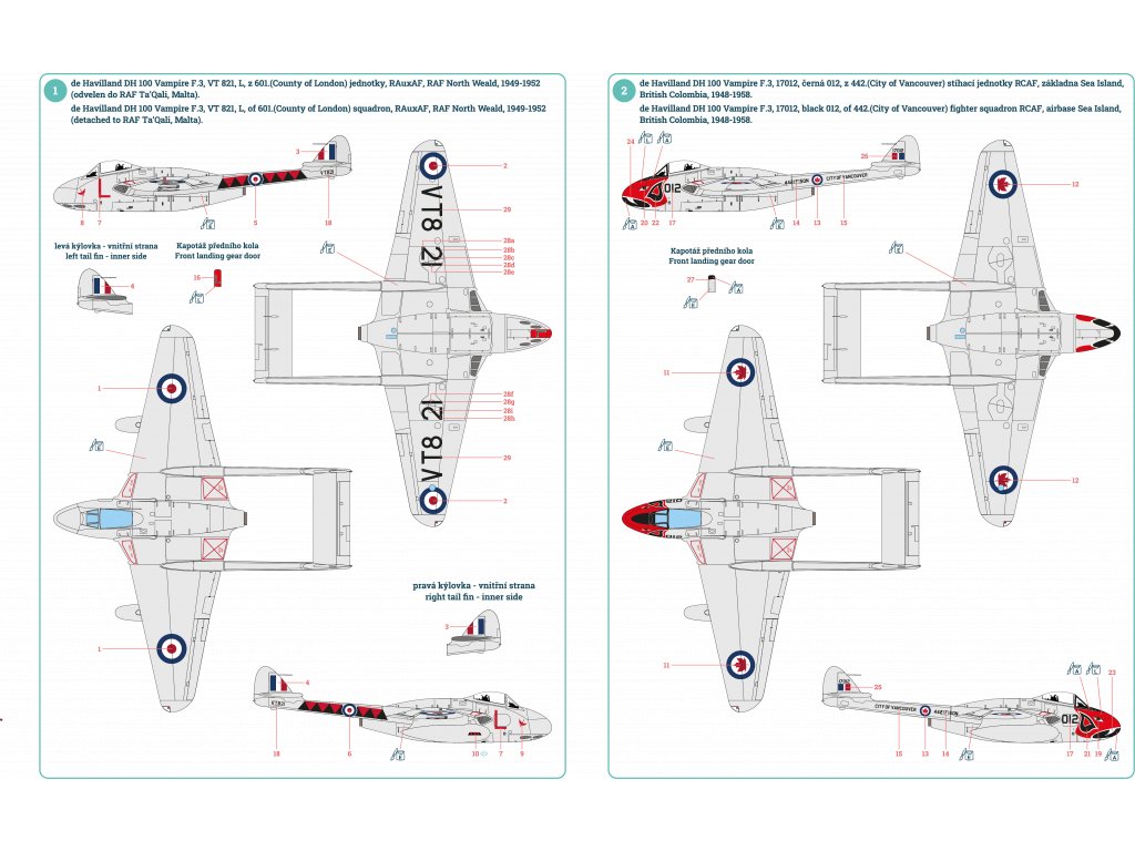 Infinity Models 1/32 DH-100 Vampire F Mk.3 3203