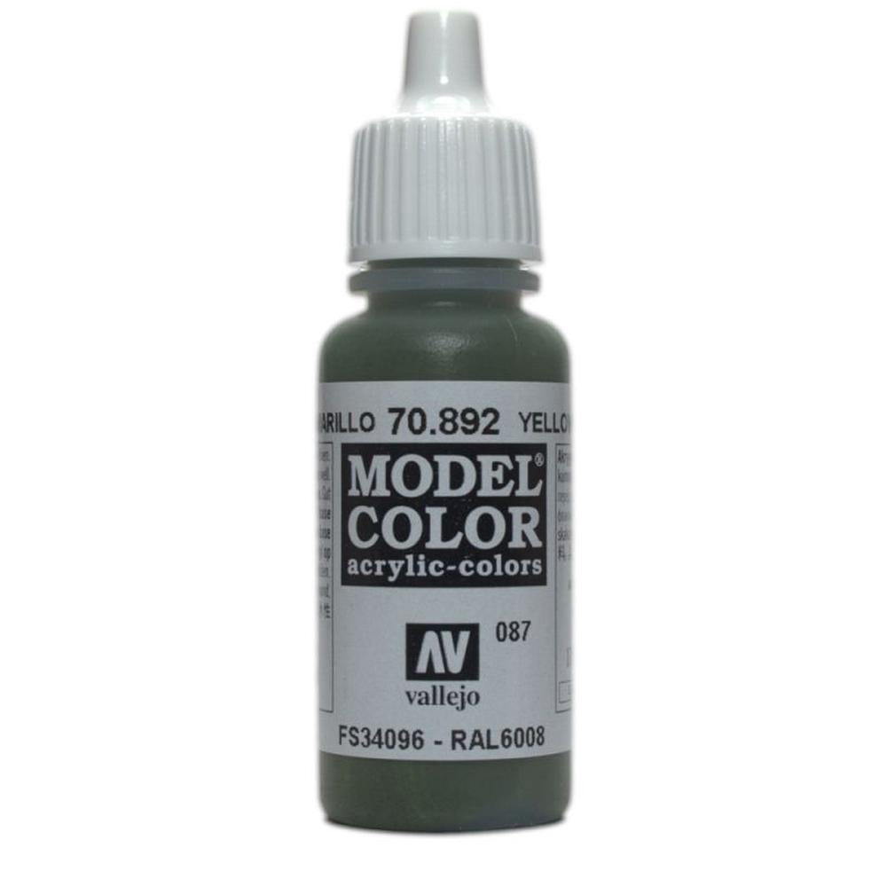 Vallejo 70892 Model Color 087 Yellow Olive 17ml