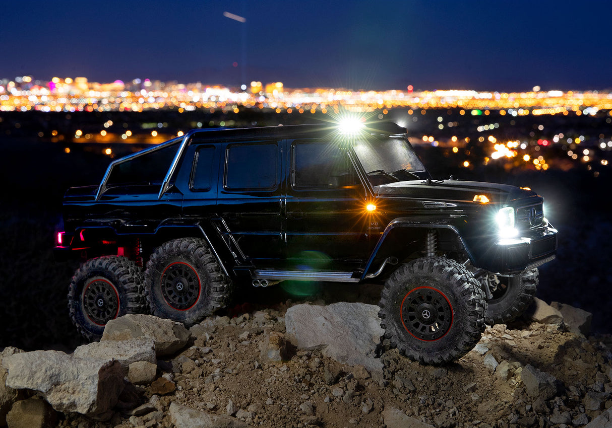 TRX-4 6x6 Mercedes G63 Black (TQi  LED Lights) (No Batt/Chg)