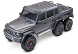 TRX-4 6x6 Mercedes G63 Silver (TQi LED Lights)(No Batt/Chg)