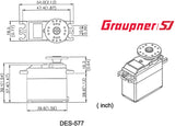 Graupner  DES 577 BB Torque 19.5mm Digital Servo