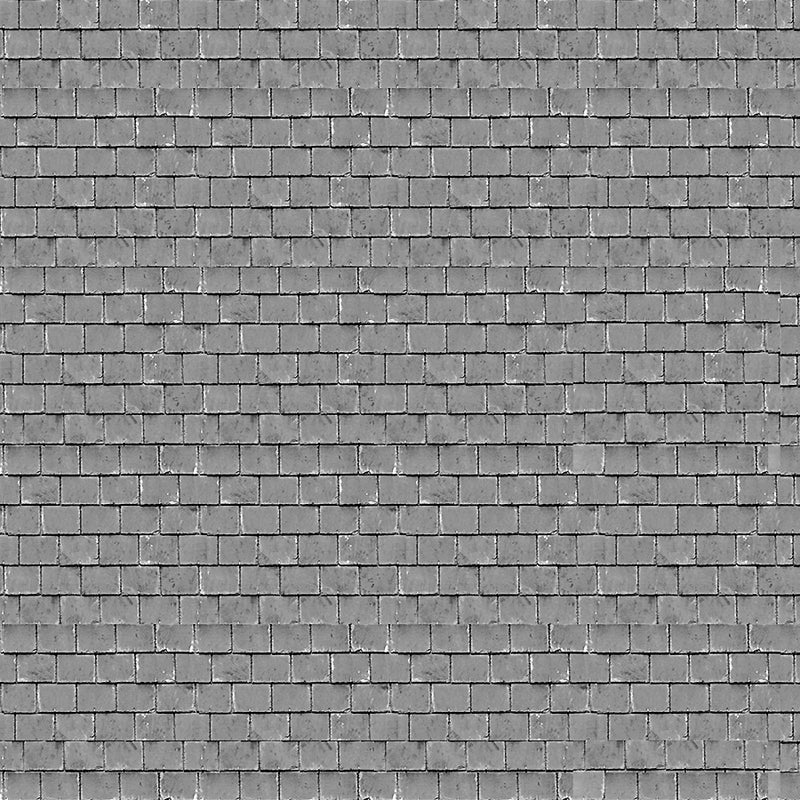 95246 BM062 Art Printers Building Material Grey Roof Tiles