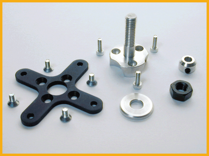 MODEL MOTORS RADIAL MOUNT SET FOR AXI 2808/xx AND 2814/xx SERIES