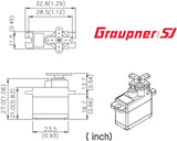 Graupner  DES 488 BB MG Servo  DES 488 BBMG Speed 11.5mm Digital Servo