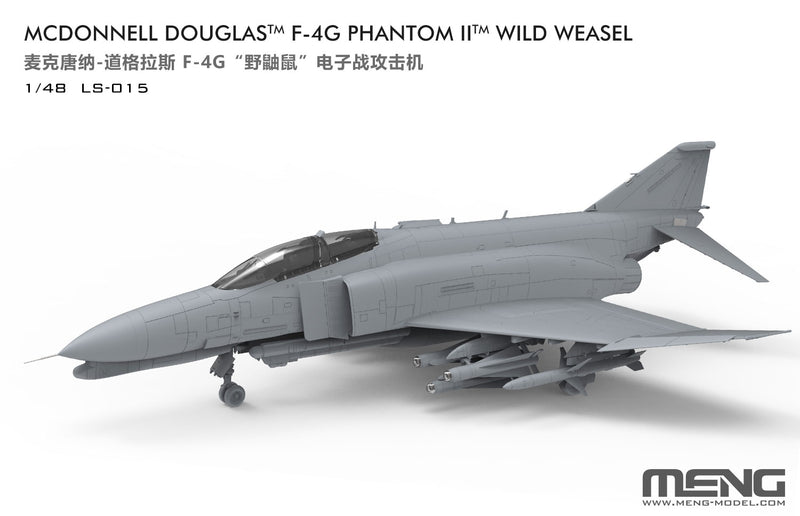 Meng 1/48 McDonnell Douglas F-4G Phantom II Wild Weasel Kit LS-015