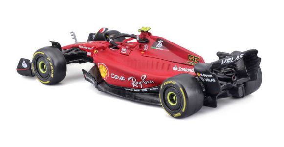 Bburago 1/43 F1 Ferrari F1-75 (2022) Sainz No.55 B18-36832S