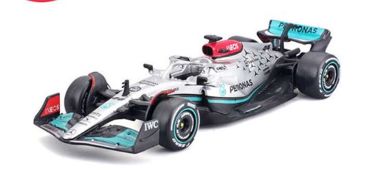 Bburago 1/43 F1 Mercedes Benz W13 E Performance (2022) Hamilton No.44 B18-38065H