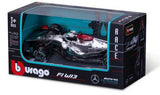 Bburago 1/43 F1 Mercedes Benz W13 E Performance (2022) Hamilton No.44 B18-38065H