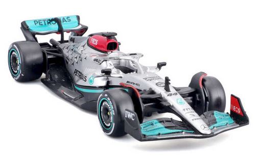 Bburago 1/43 F1 Mercedes Benz W13 E Performance (2022) Hamilton No.44 B18-38065H