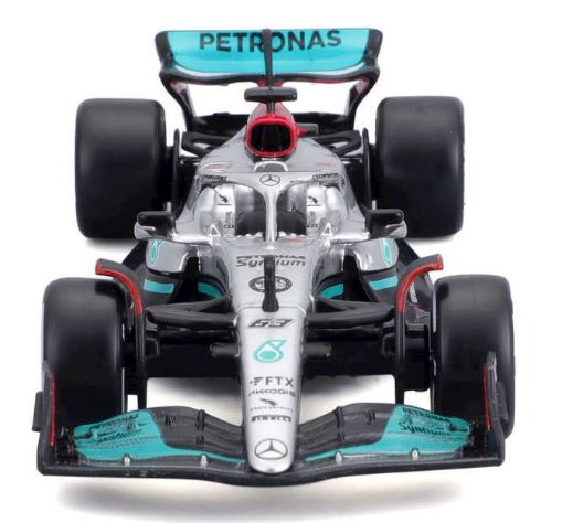 Bburago 1/43 F1 Mercedes Benz W13 E Performance (2022) Russell No.63 B18-38065R